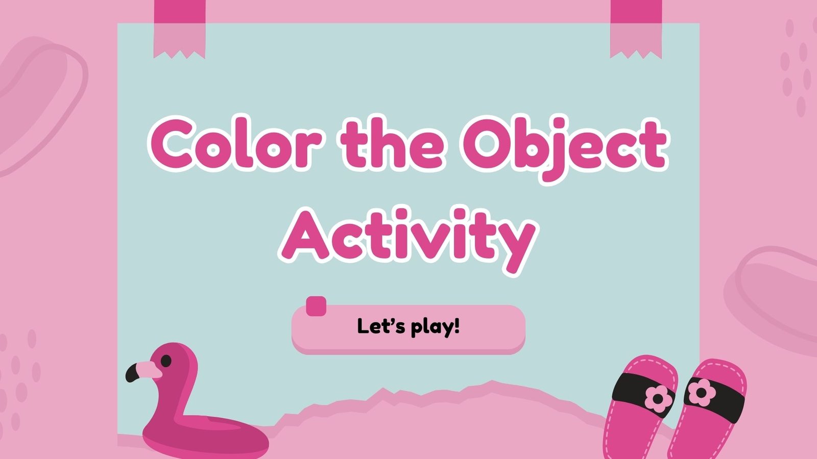 Color the Object Activity