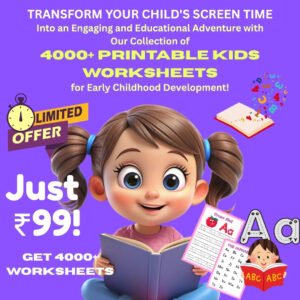 4000+ Printable Kids Worksheets for Early Childhood Development!