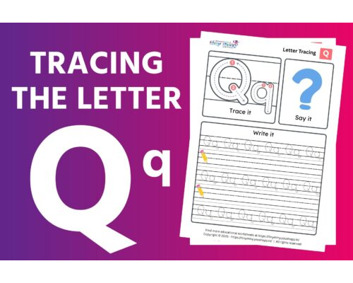 Tracing the Letter Q