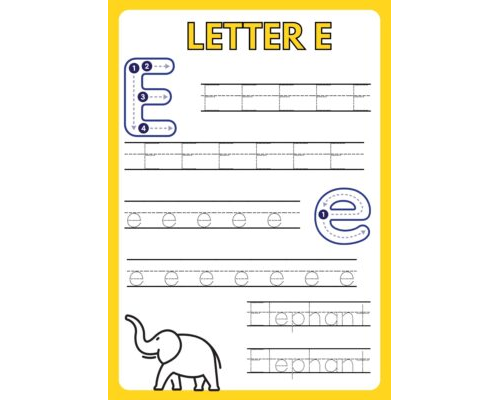 Tracing The Letter E