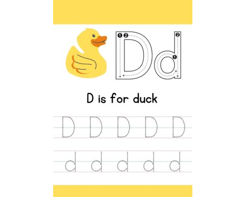Tracing The Letter D