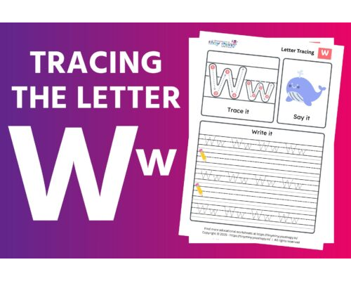 Tracing the Letter W