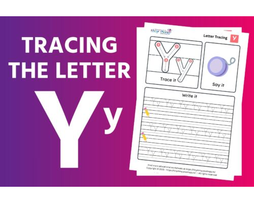 Tracing the Letter Y