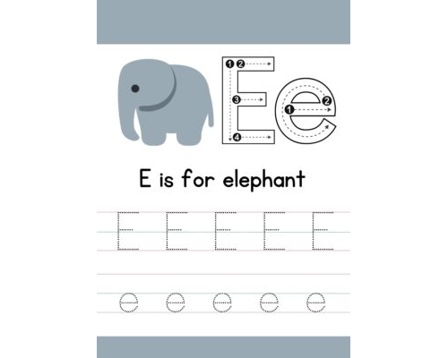 Tracing The Letter E