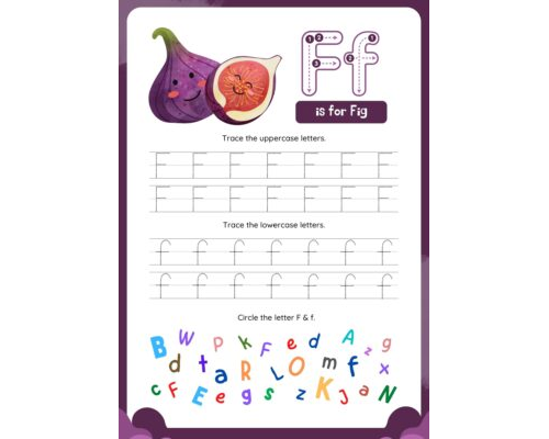 Tracing The Letter F