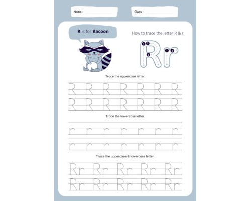 Tracing The Letter R