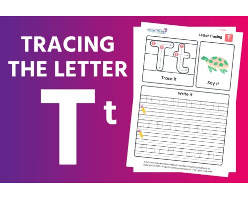 Tracing the Letter T