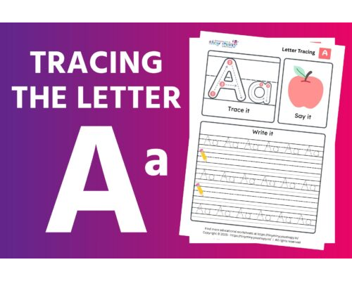Tracing the Letter A