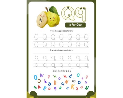 Tracing The Letter Q