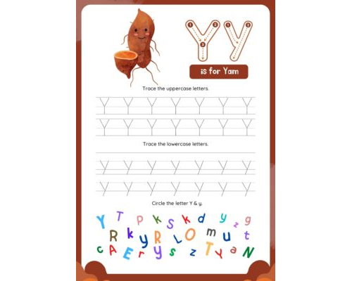 Tracing The Letter Y