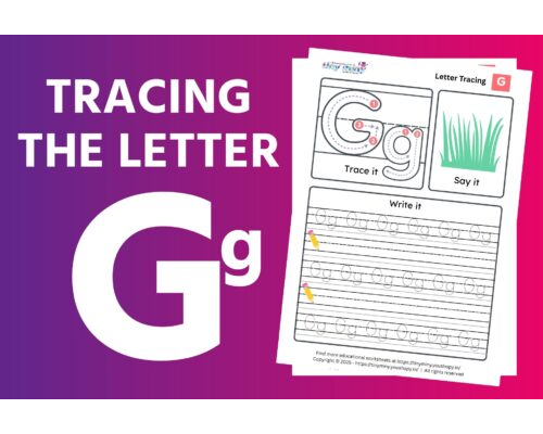 Tracing the Letter G