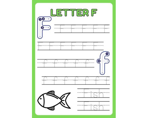 Tracing The Letter F