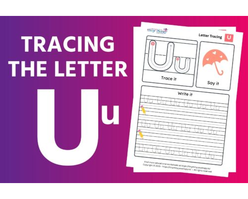 Tracing the Letter U