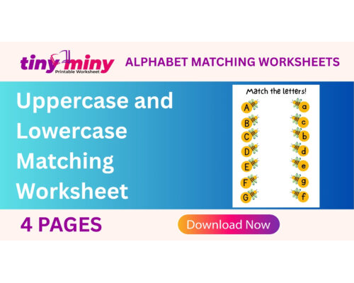 Uppercase and Lowercase Matching Worksheet
