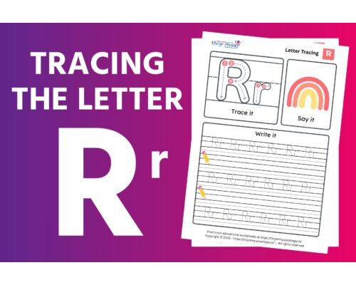 Tracing the Letter R
