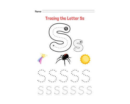 Tracing The Letter S