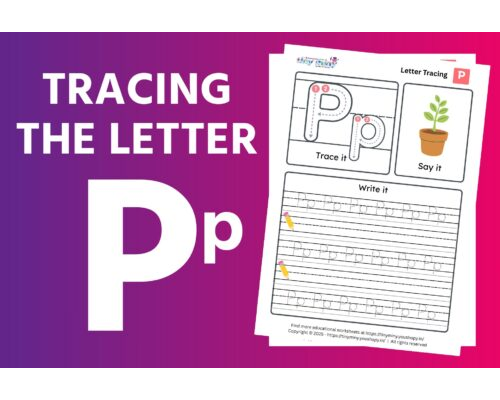 Tracing the Letter P
