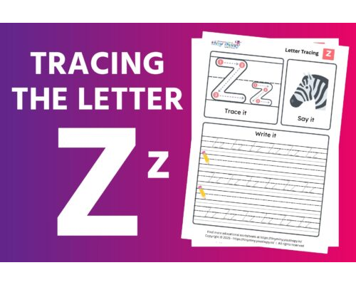 Tracing the Letter Z