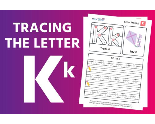 Tracing the Letter K