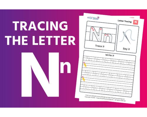 Tracing the Letter N
