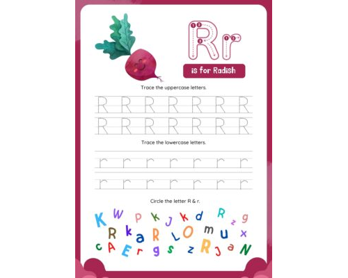 Tracing The Letter R