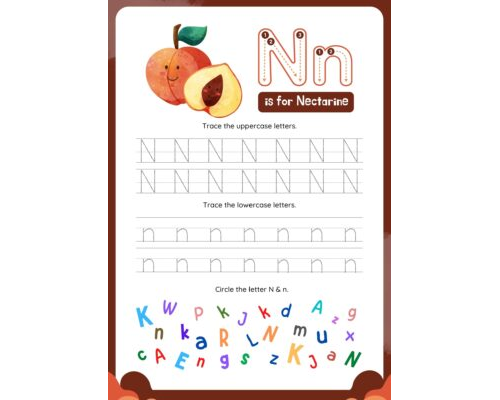 Tracing The Letter N