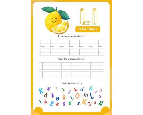 Tracing The Letter L