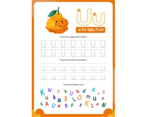 Tracing The Letter U