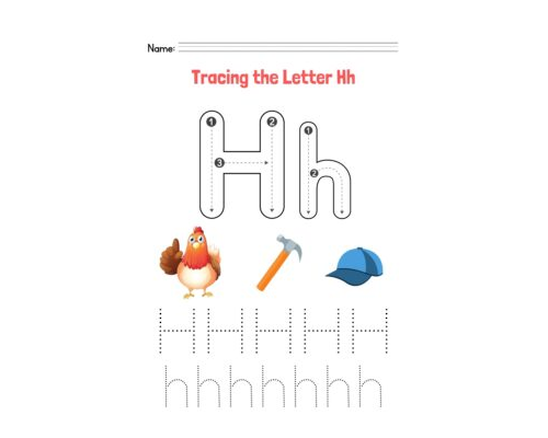 Tracing The Letter H