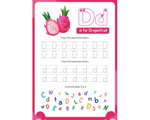 Tracing The Letter D