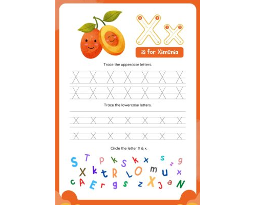 Tracing The Letter X